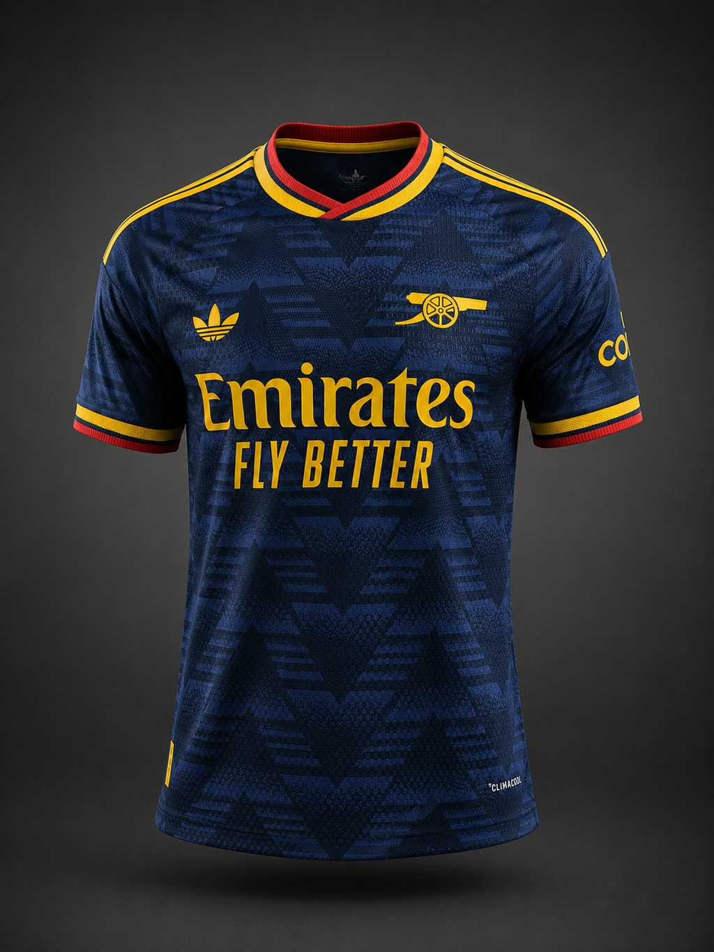 Maillot Arsenal Bleu & Or – Édition Premium