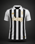 Maillot Juventus Noir & Blanc – Édition Premium
