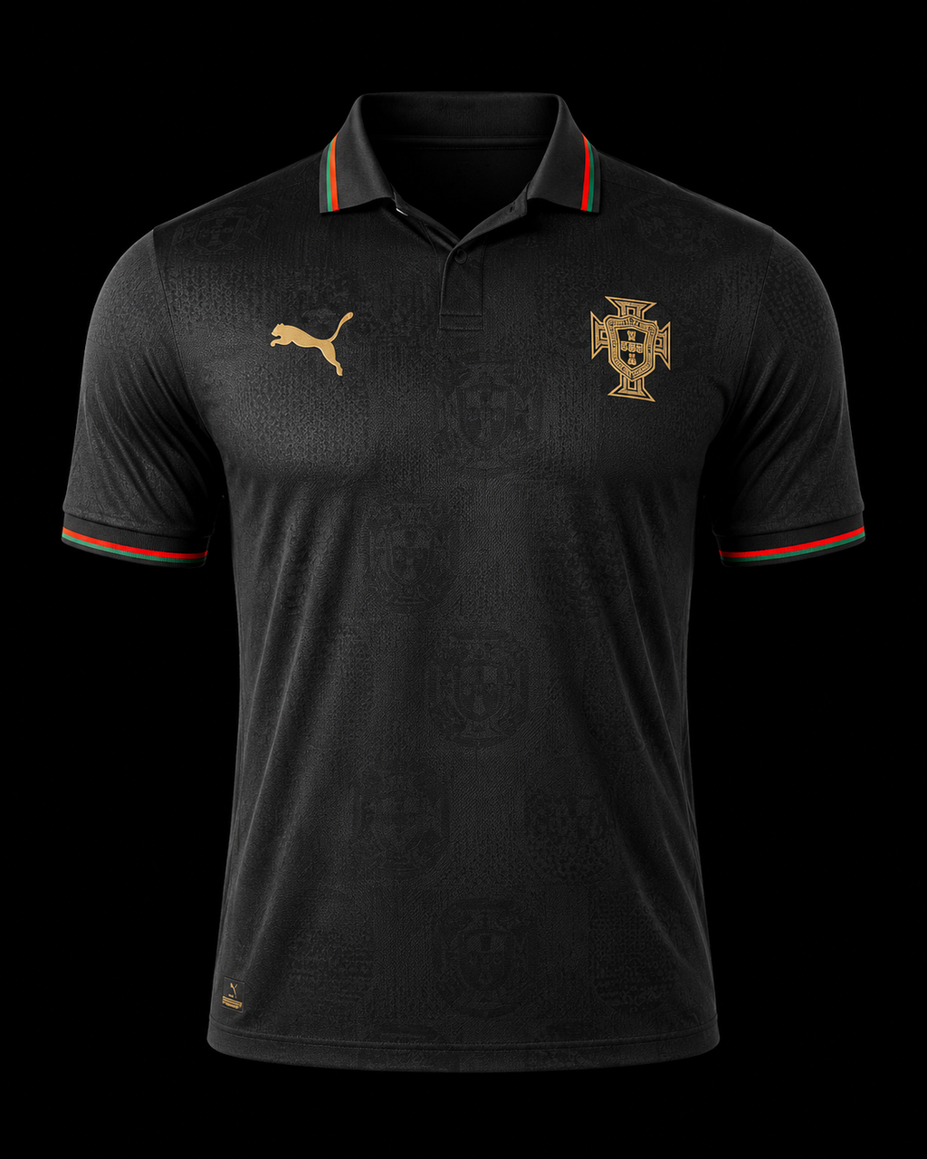 Maillot Portugal Noir – Élégance & Prestige