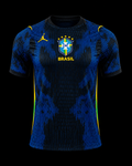 Maillot Brésil Noir & Bleu – Édition Premium