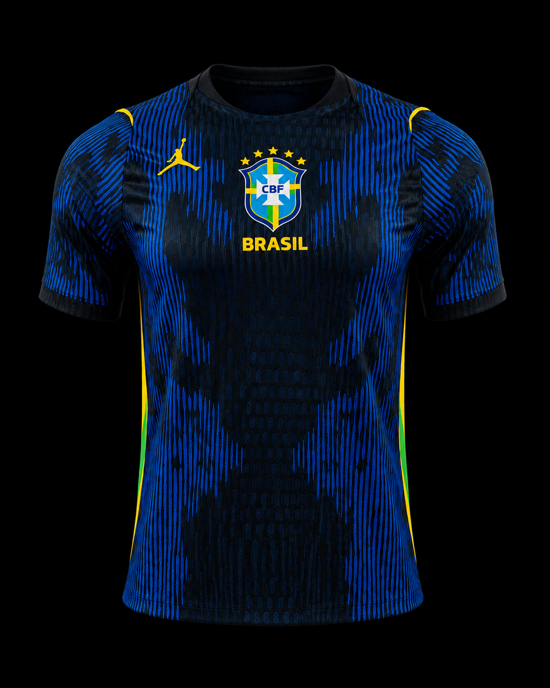 Maillot Brésil Noir & Bleu – Édition Premium