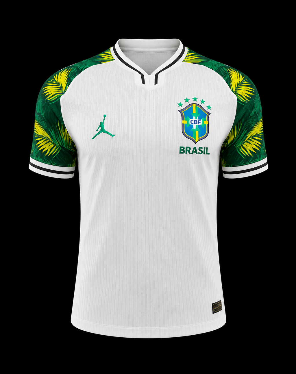 Maillot Brésil Blanc Tropical – Édition Exclusive