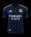 Maillot Olympique Lyonnais – Élégance Française