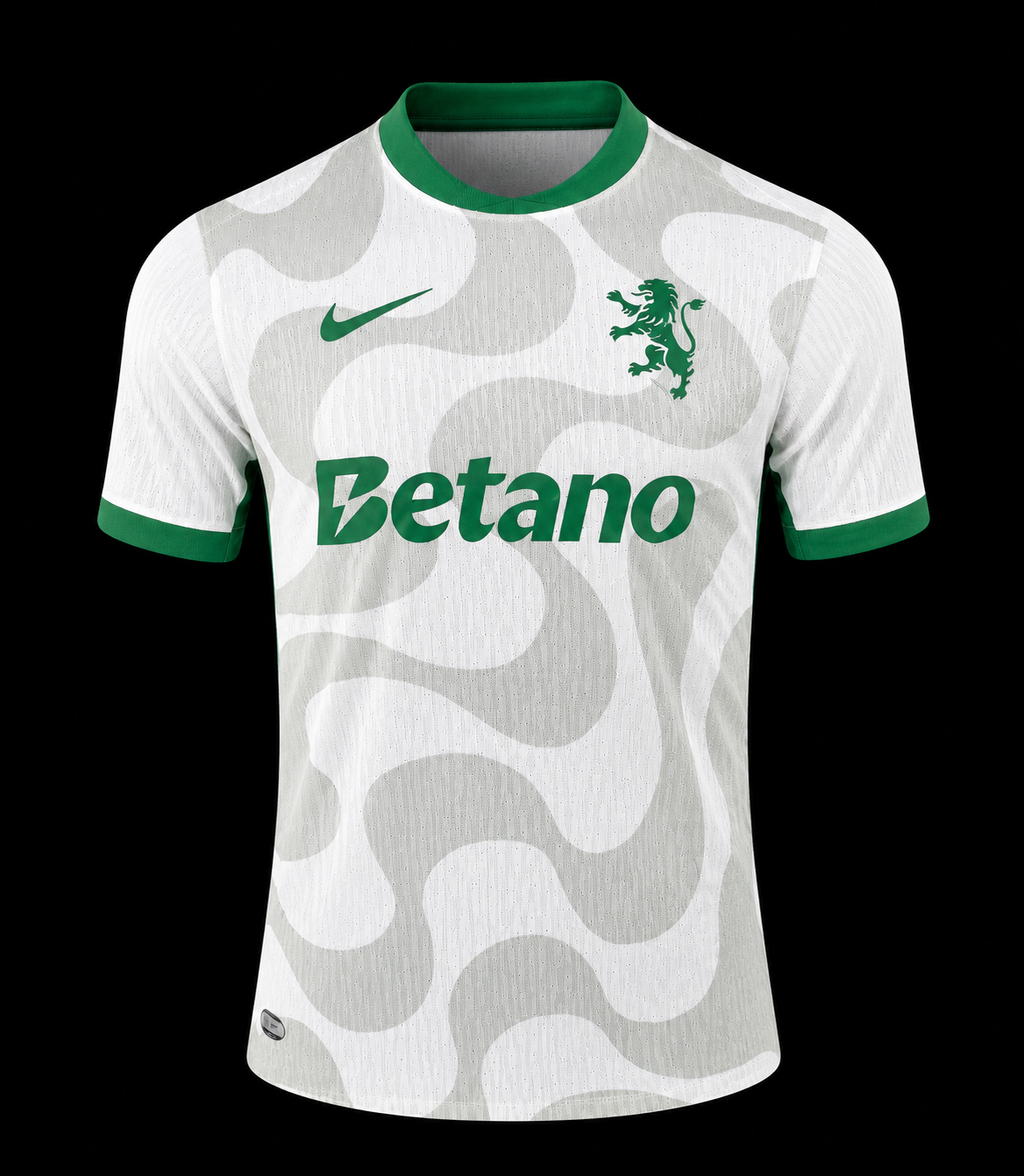 Maillot Sporting CP – Minimalisme Portugais