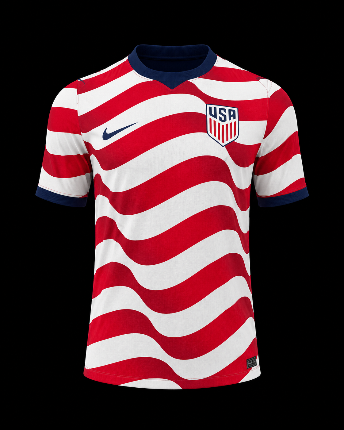 Maillot Domicile USA – L'Énergie de la Bannière Étoilée