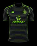 Maillot Extérieur Celtic FC – Édition "Néon Pinstripes"