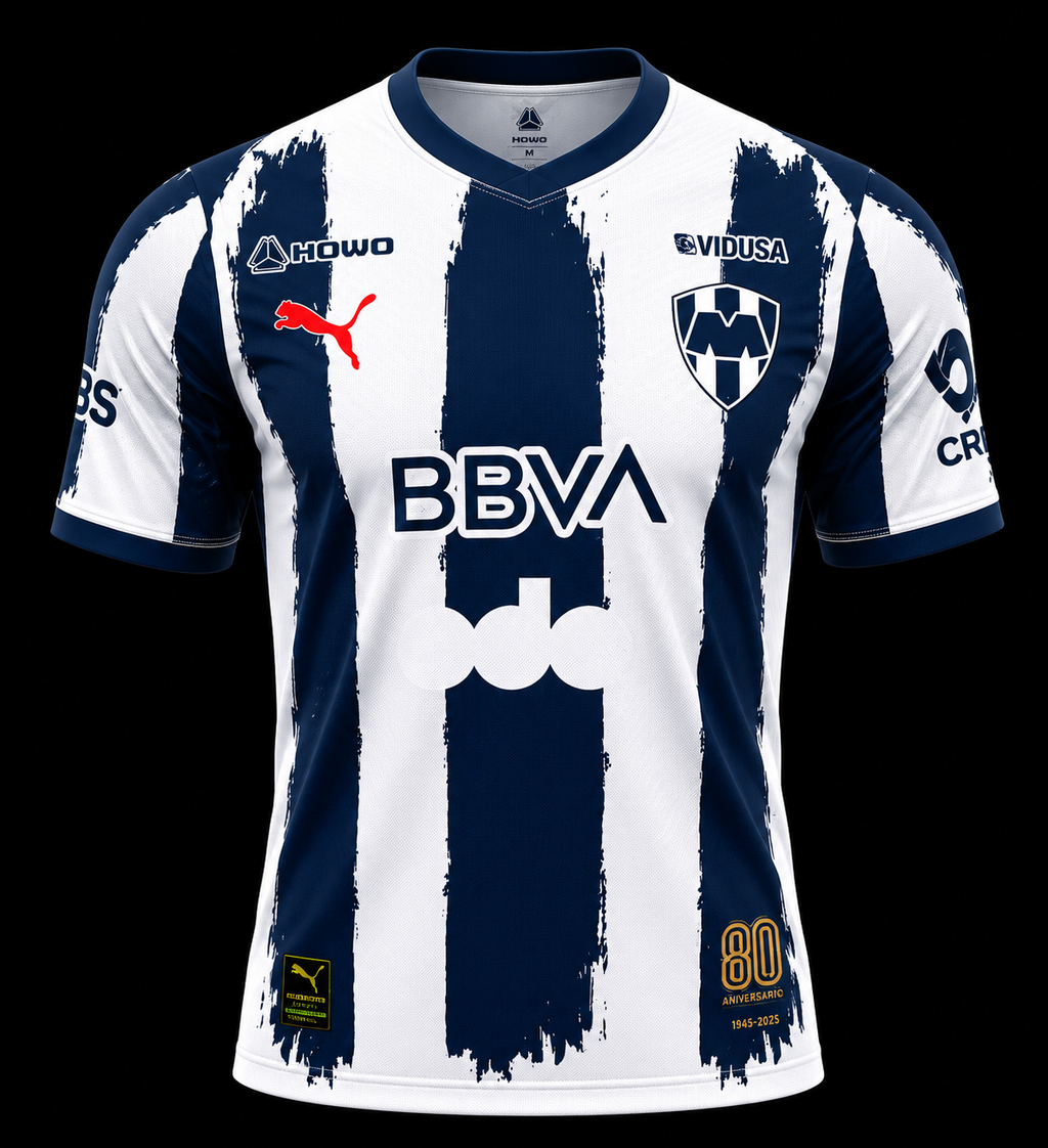 Maillot Rayados Monterrey – Édition 80 Ans