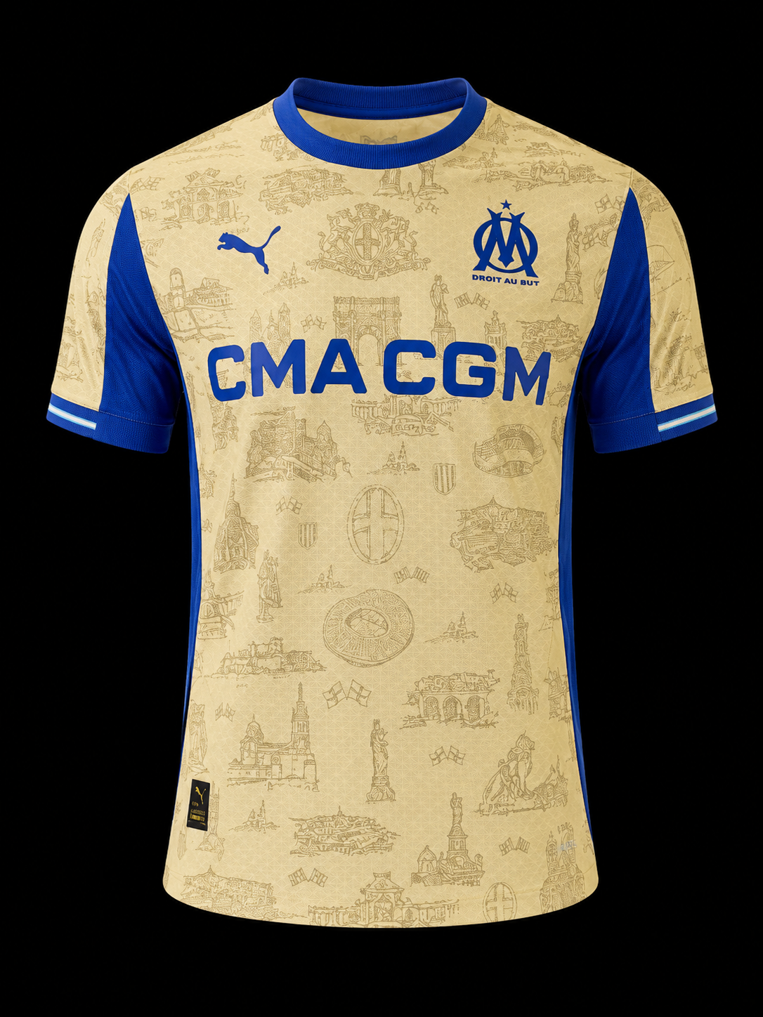 Maillot Concept OM – Édition Premium Golden City