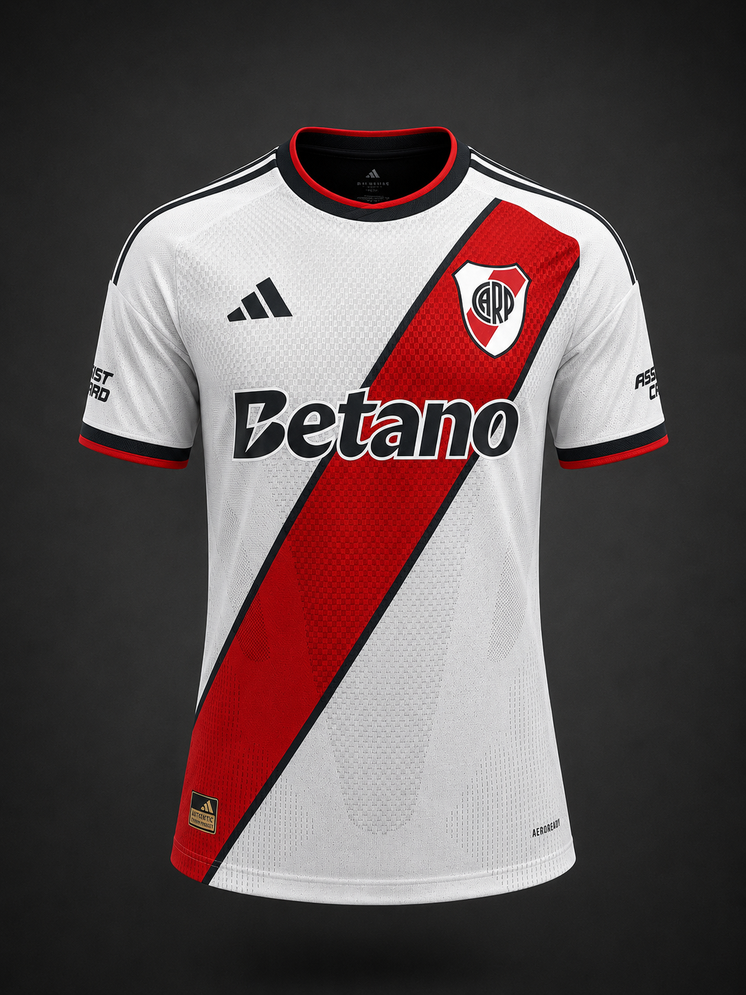 Maillot River Plate Blanc & Rouge – Édition Premium